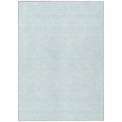 LOOMLAN Rugs Eleya Blue Washable Indoor-Outdoor Rug
