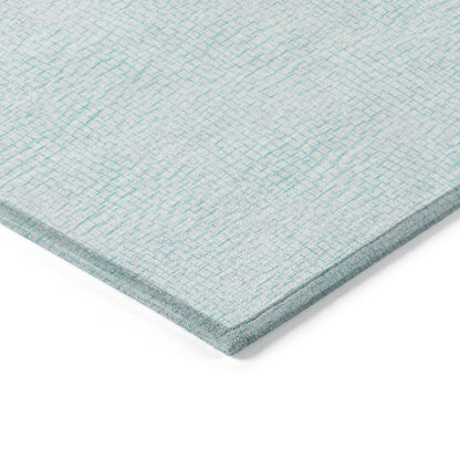 LOOMLAN Rugs Eleya Blue Washable Indoor-Outdoor Rug