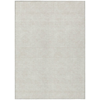 LOOMLAN Rugs Eleya Brown Washable Indoor-Outdoor Rug