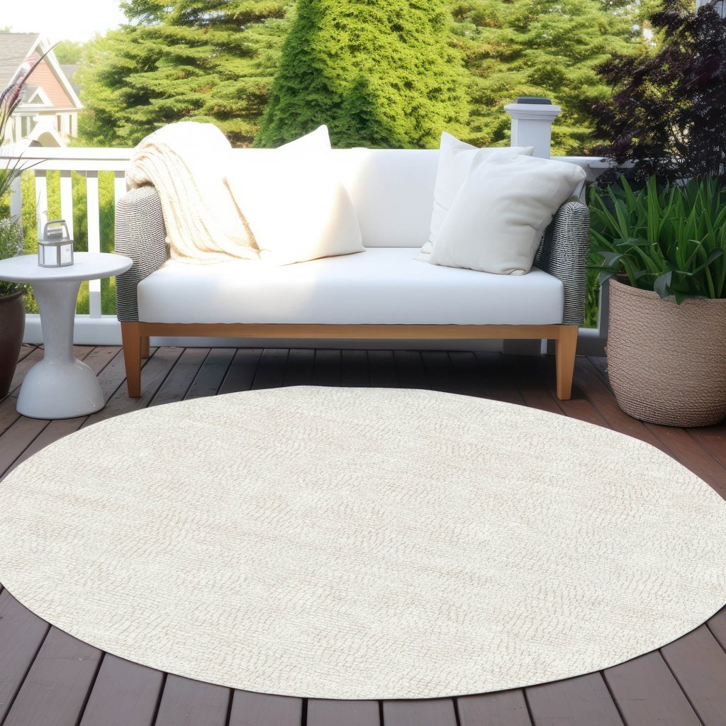 LOOMLAN Rugs Eleya Brown Washable Indoor-Outdoor Rug