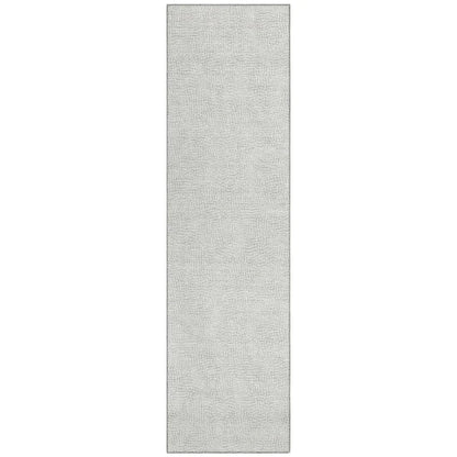 LOOMLAN Rugs Eleya Gray Washable Indoor-Outdoor Rug