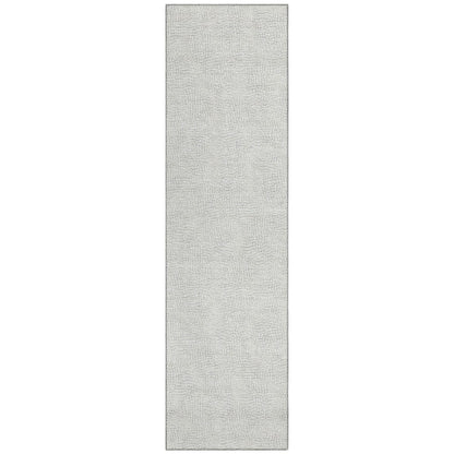 LOOMLAN Rugs Eleya Gray Washable Indoor-Outdoor Rug