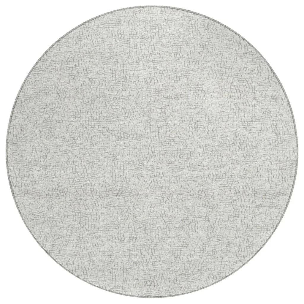 LOOMLAN Rugs Eleya Gray Washable Indoor-Outdoor Rug