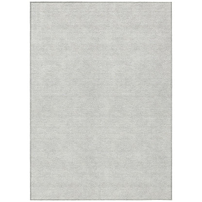 LOOMLAN Rugs Eleya Gray Washable Indoor-Outdoor Rug