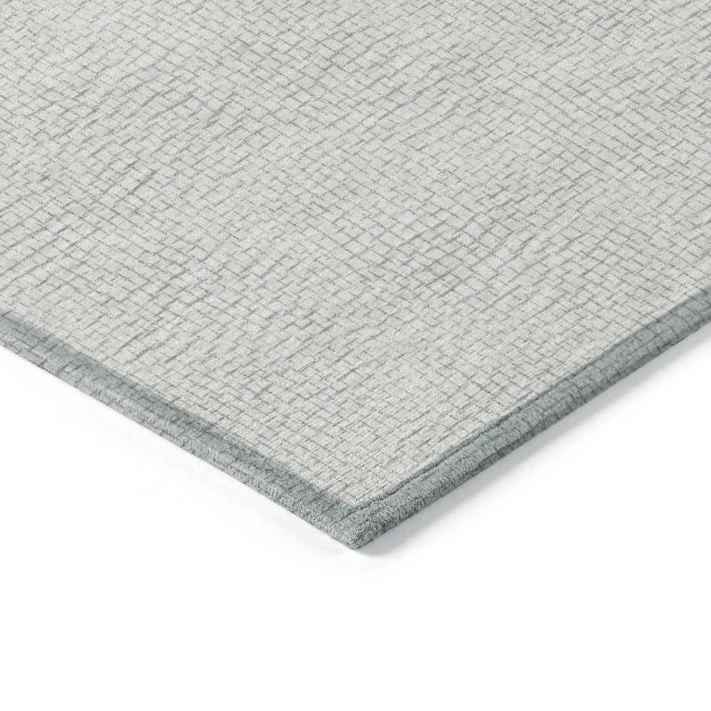 LOOMLAN Rugs Eleya Gray Washable Indoor-Outdoor Rug