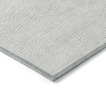 LOOMLAN Rugs Eleya Gray Washable Indoor-Outdoor Rug