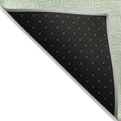 LOOMLAN Rugs Eleya Green Washable Indoor-Outdoor Rug