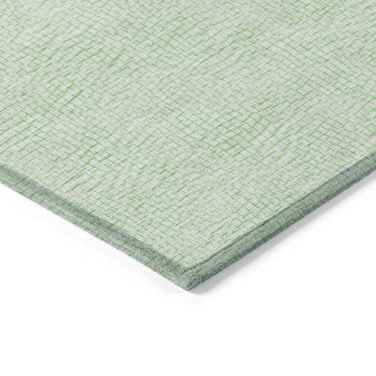 LOOMLAN Rugs Eleya Green Washable Indoor-Outdoor Rug