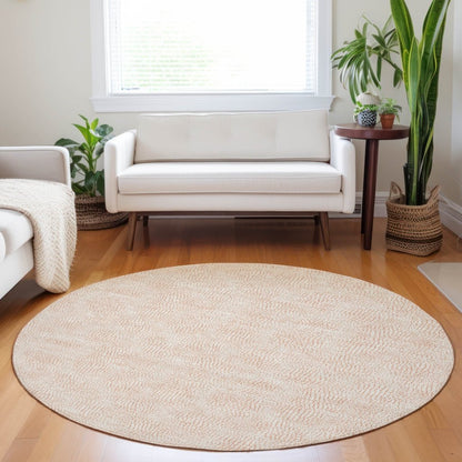 LOOMLAN Rugs Eleya Orange Washable Indoor-Outdoor Rug