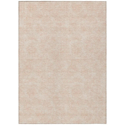LOOMLAN Rugs Eleya Orange Washable Indoor-Outdoor Rug