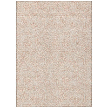 LOOMLAN Rugs Eleya Orange Washable Indoor-Outdoor Rug