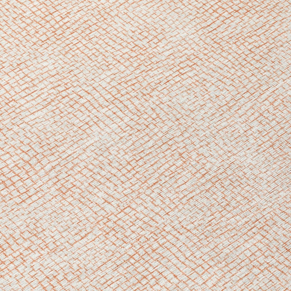 LOOMLAN Rugs Eleya Orange Washable Indoor-Outdoor Rug