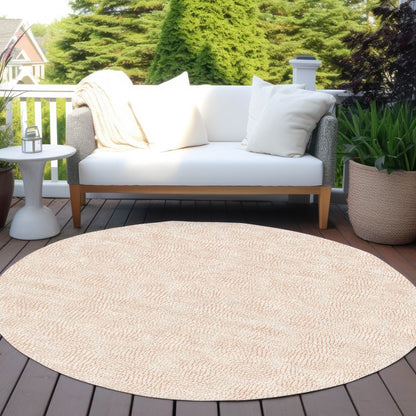 LOOMLAN Rugs Eleya Orange Washable Indoor-Outdoor Rug