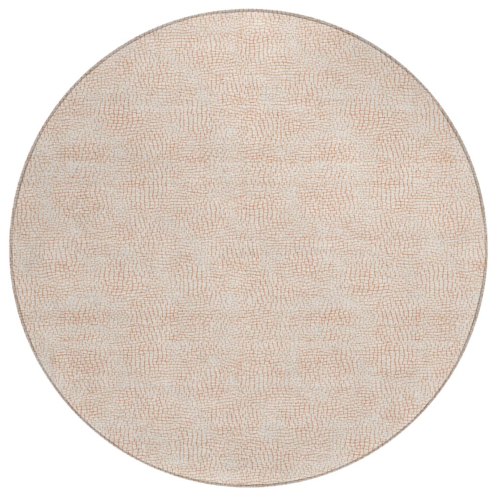 LOOMLAN Rugs Eleya Orange Washable Indoor-Outdoor Rug