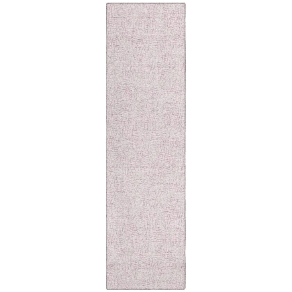 LOOMLAN Rugs Eleya Pink Washable Indoor-Outdoor Rug
