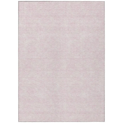 LOOMLAN Rugs Eleya Pink Washable Indoor-Outdoor Rug