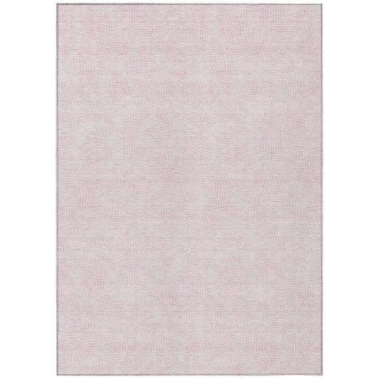LOOMLAN Rugs Eleya Pink Washable Indoor-Outdoor Rug