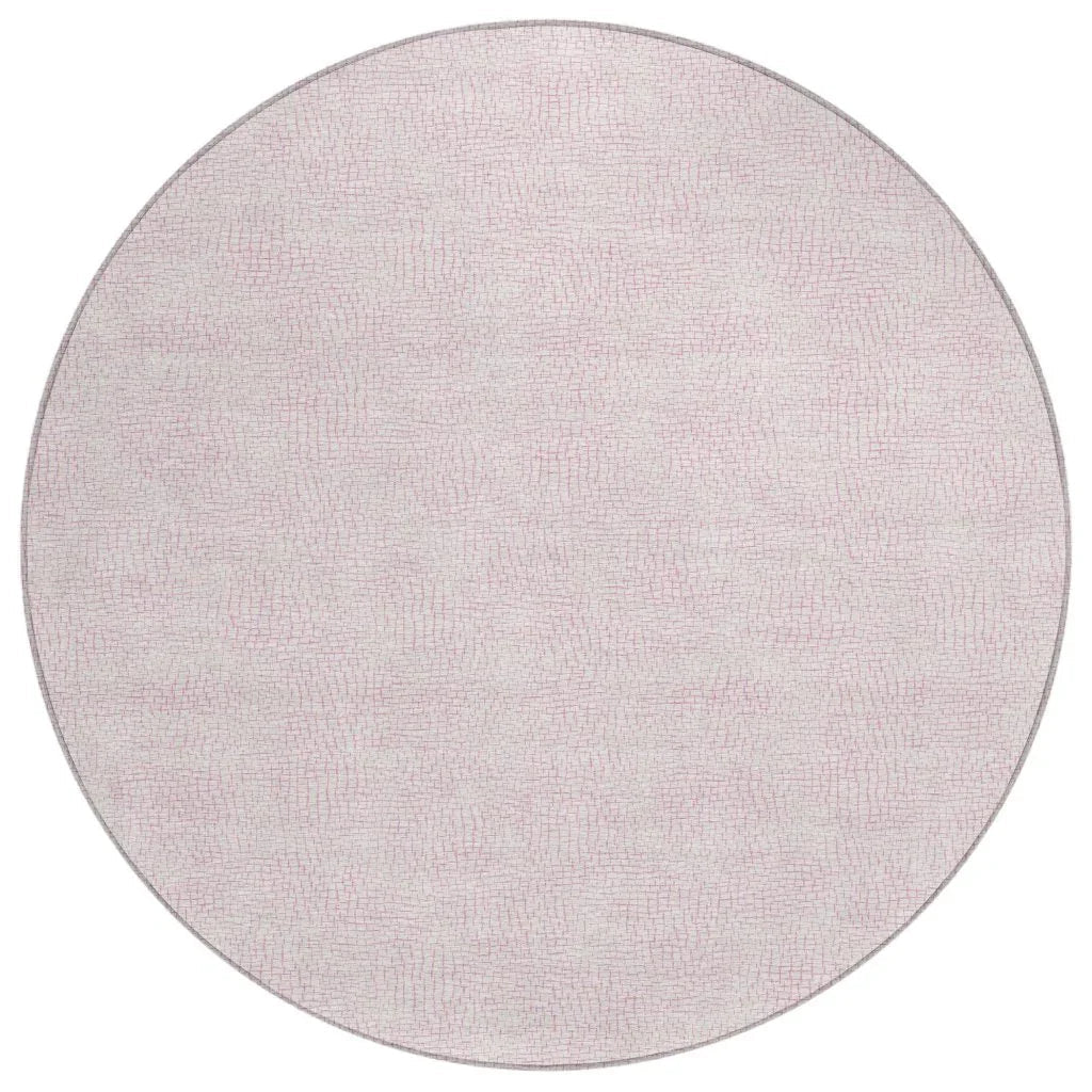 LOOMLAN Rugs Eleya Pink Washable Indoor-Outdoor Rug