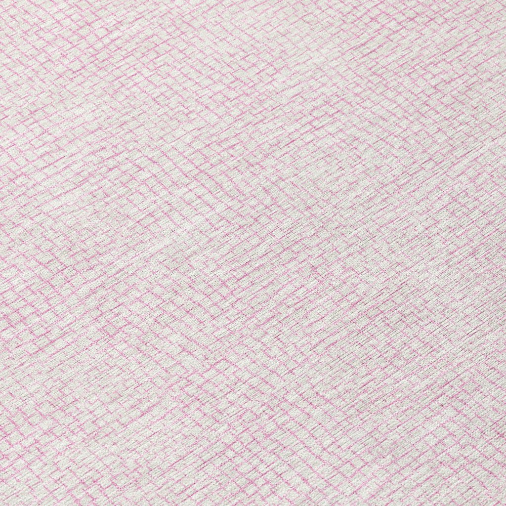 LOOMLAN Rugs Eleya Pink Washable Indoor-Outdoor Rug