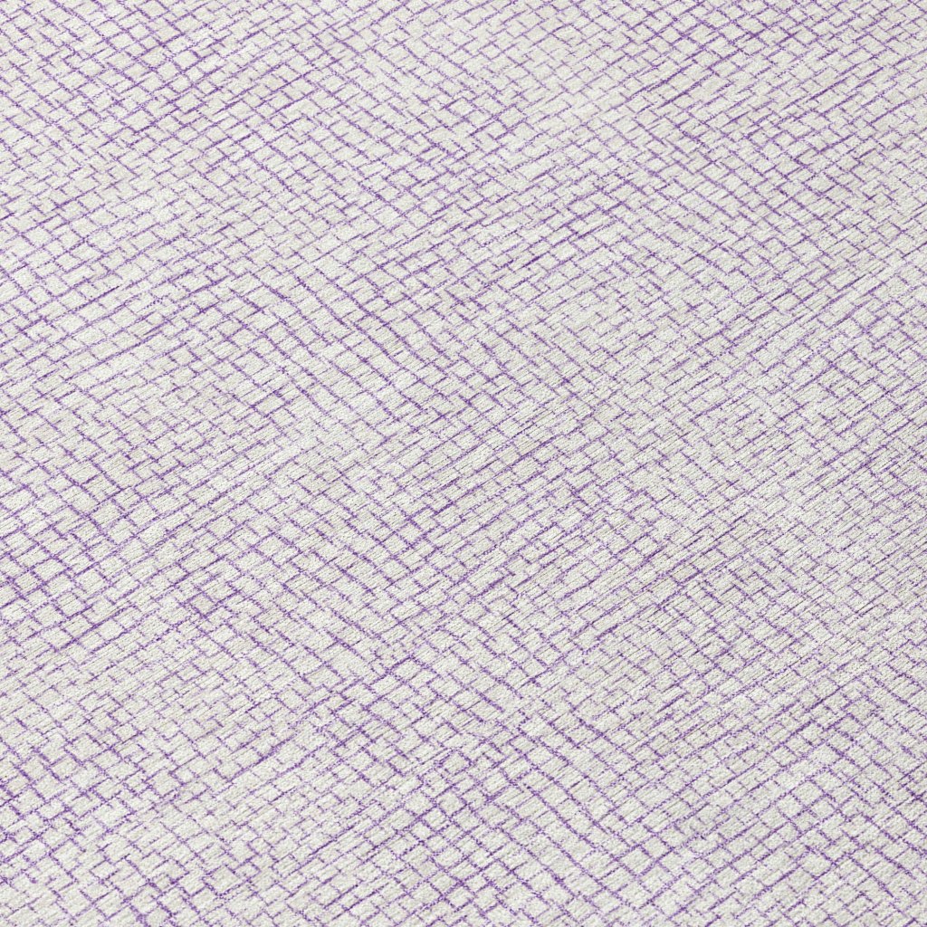 LOOMLAN Rugs Eleya Purple Washable Indoor-Outdoor Rug