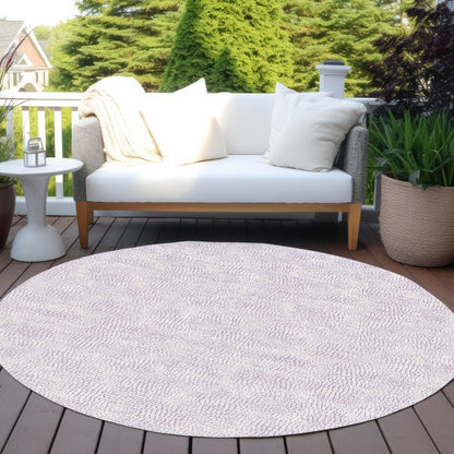 LOOMLAN Rugs Eleya Purple Washable Indoor-Outdoor Rug