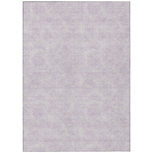 LOOMLAN Rugs Eleya Purple Washable Indoor-Outdoor Rug