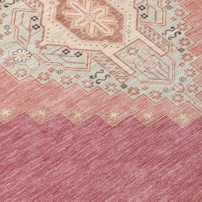 LOOMLAN Rugs Elira Blush Washable Indoor-Outdoor Rug