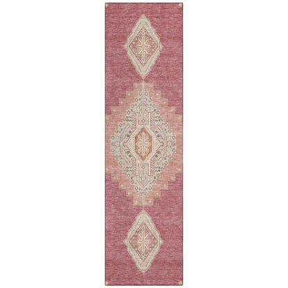 LOOMLAN Rugs Elira Blush Washable Indoor-Outdoor Rug