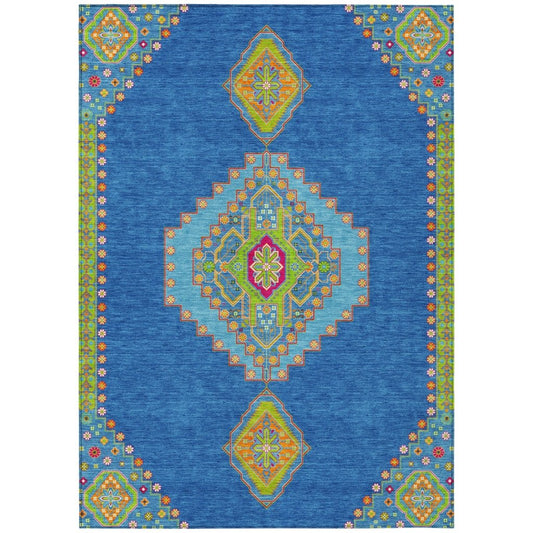 LOOMLAN Rugs Elira Denim Washable Indoor-Outdoor Rug