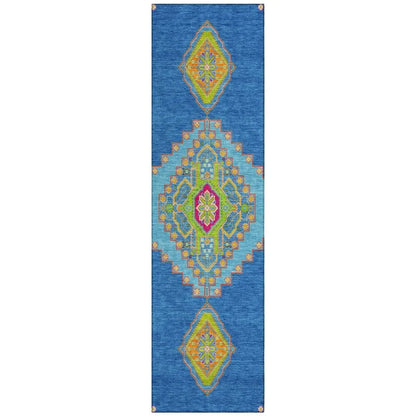 LOOMLAN Rugs Elira Denim Washable Indoor-Outdoor Rug