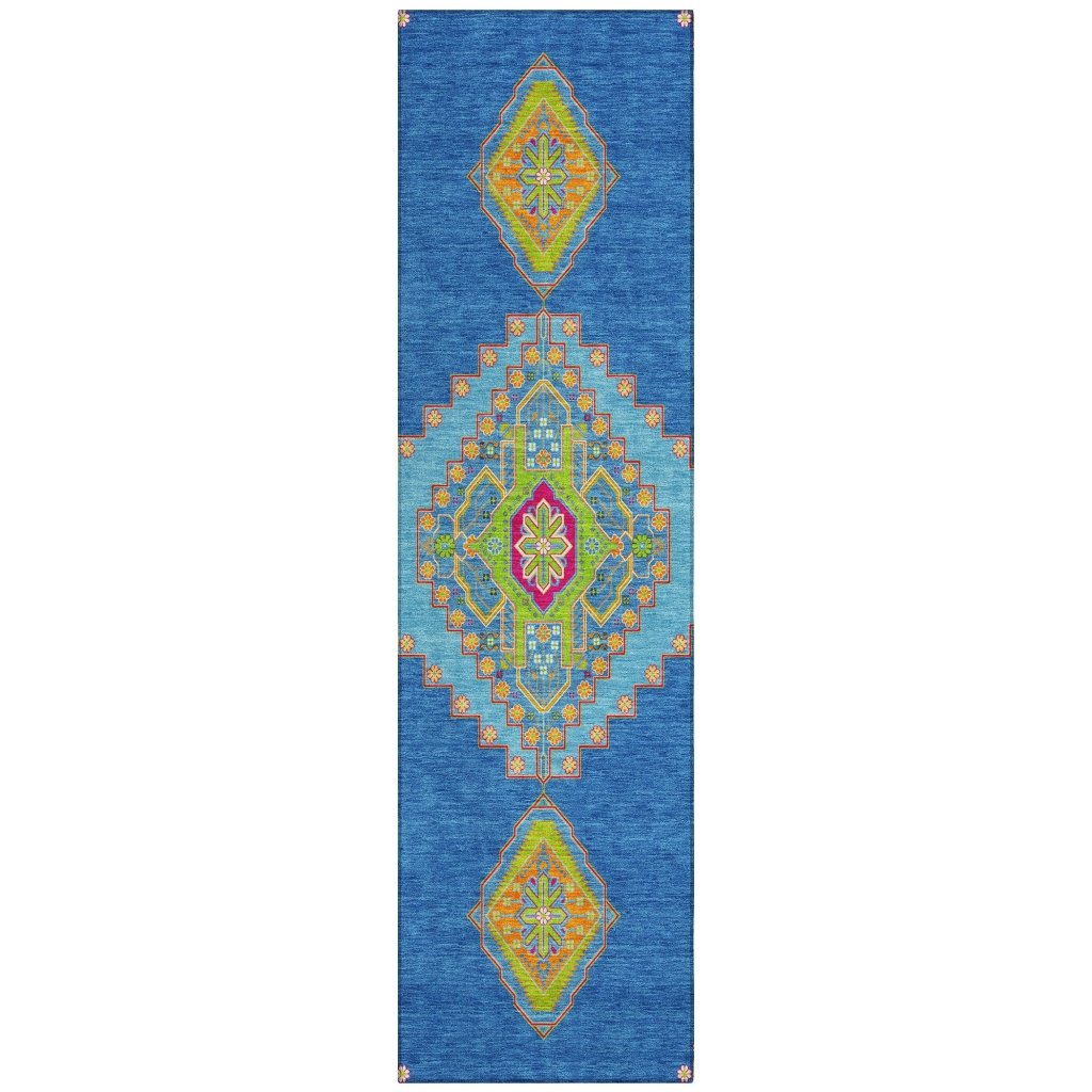 LOOMLAN Rugs Elira Denim Washable Indoor-Outdoor Rug