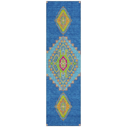 LOOMLAN Rugs Elira Denim Washable Indoor-Outdoor Rug