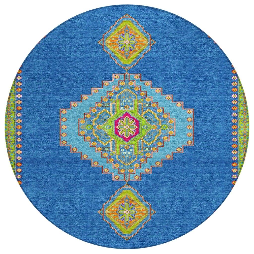 LOOMLAN Rugs Elira Denim Washable Indoor-Outdoor Rug