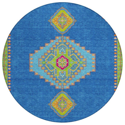 LOOMLAN Rugs Elira Denim Washable Indoor-Outdoor Rug