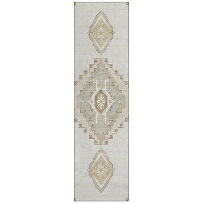 LOOMLAN Rugs Elira Ivory Washable Indoor-Outdoor Rug