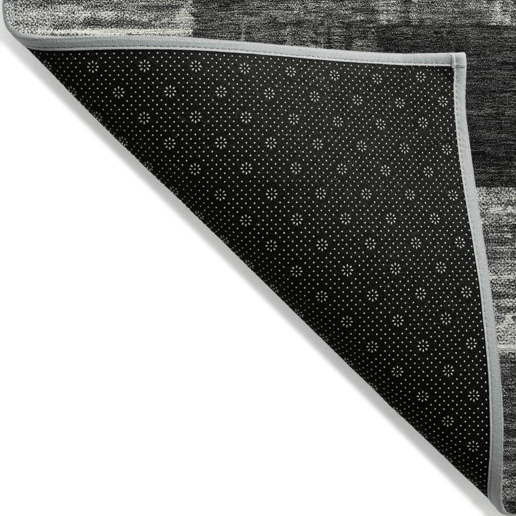 LOOMLAN Rugs Elise Black Washable Indoor-Outdoor Rug