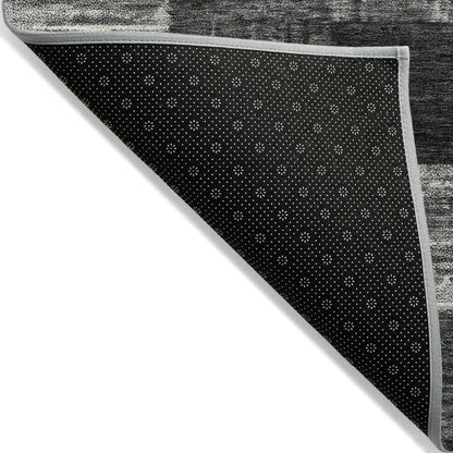 LOOMLAN Rugs Elise Black Washable Indoor-Outdoor Rug
