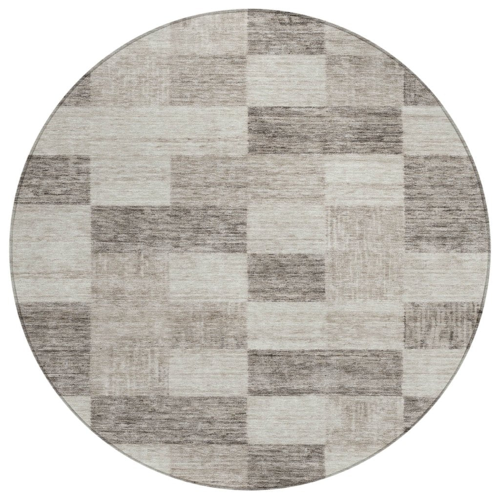 LOOMLAN Rugs Elise Brown Washable Indoor-Outdoor Rug