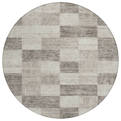 LOOMLAN Rugs Elise Brown Washable Indoor-Outdoor Rug
