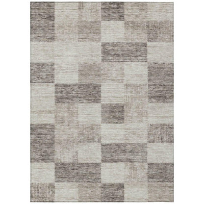 LOOMLAN Rugs Elise Brown Washable Indoor-Outdoor Rug