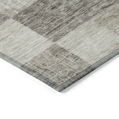 LOOMLAN Rugs Elise Brown Washable Indoor-Outdoor Rug