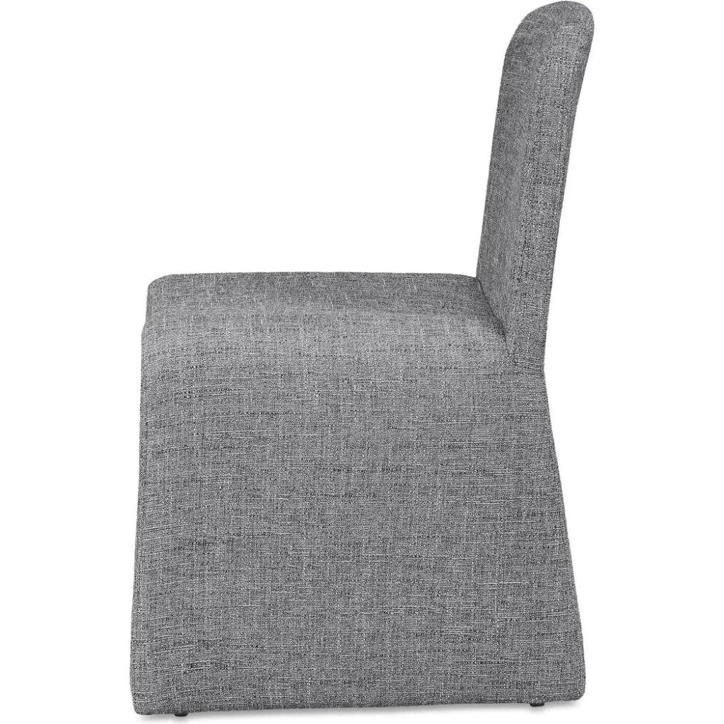 Ella Performance Fabric Armless Dining Chair - LOOMLAN - Moe's Home - Dining Chairs