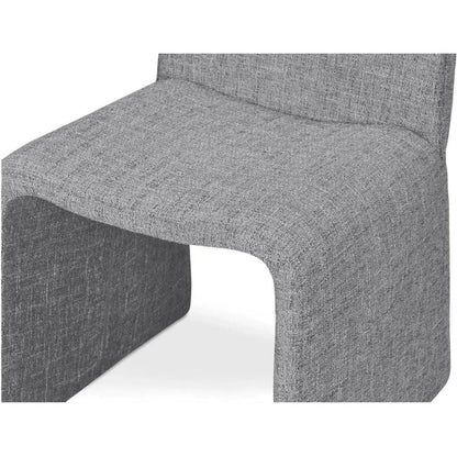 Ella Performance Fabric Armless Dining Chair - LOOMLAN - Moe's Home - Dining Chairs