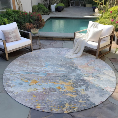 LOOMLAN Rugs Ellior Granite Washable Indoor-Outdoor Rug