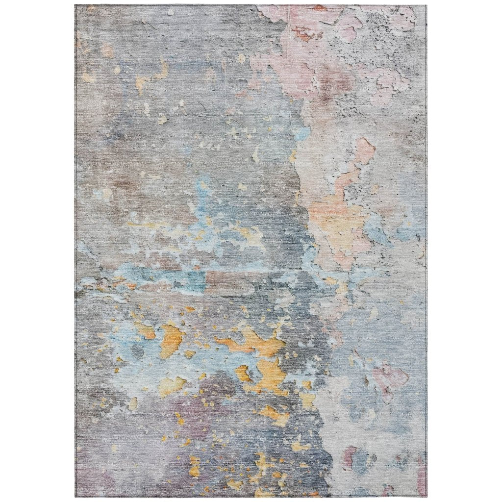 LOOMLAN Rugs Ellior Granite Washable Indoor-Outdoor Rug