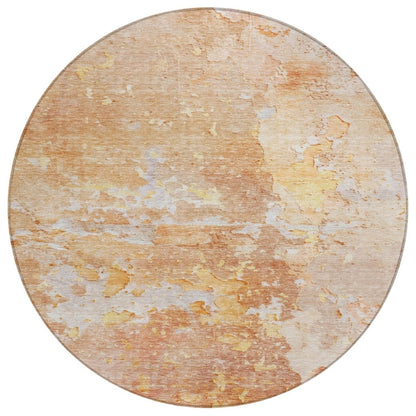 LOOMLAN Rugs Ellior Orange Washable Indoor-Outdoor Rug