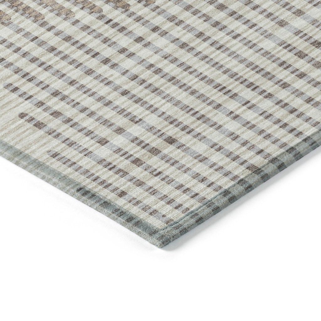 LOOMLAN Rugs Elowen Beige Washable Indoor-Outdoor Rug