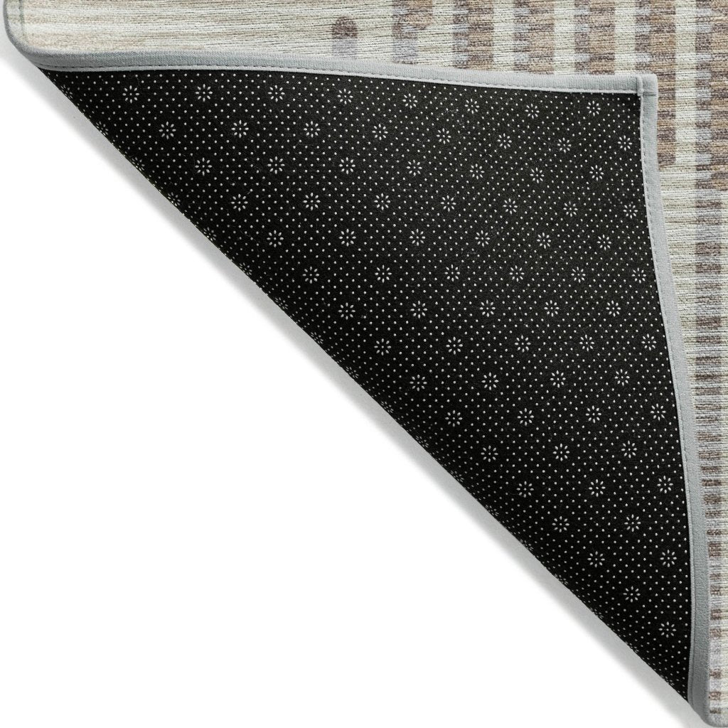 LOOMLAN Rugs Elowen Beige Washable Indoor-Outdoor Rug