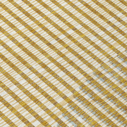 LOOMLAN Rugs Elowen Gold Washable Indoor-Outdoor Rug