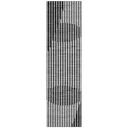 LOOMLAN Rugs Elowen Gray Washable Indoor-Outdoor Rug